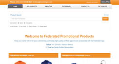 Desktop Screenshot of federatedpromo.com